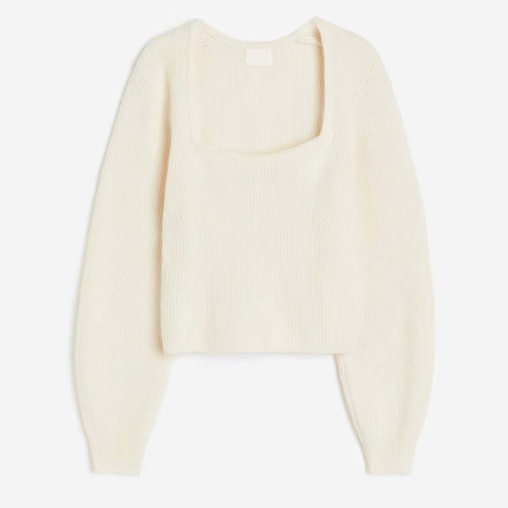H&M Ribbed Knit Sweater